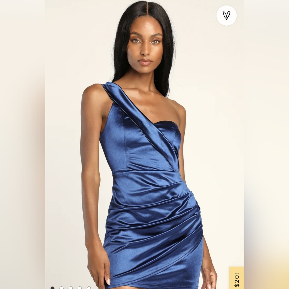 Lulu's Remember My Name Blue Mini Dress